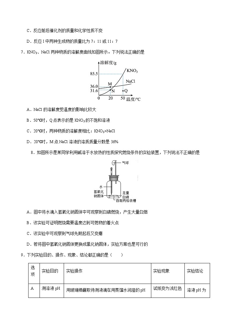 2024年中考化学（徐州）第三次模拟考试（含答案）第3页
