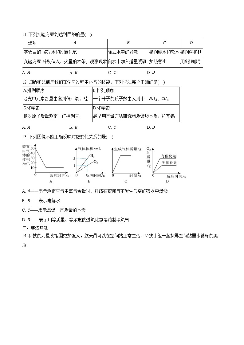 2025-2026学年黑龙江省哈尔滨市德强中学八年级（上）月考化学试卷（四）（含答案）第3页