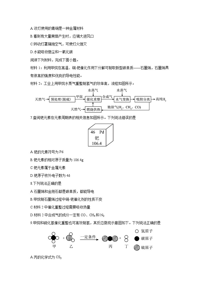 江苏省泰州市姜堰区2024-2025学年九年级上学期期末化学试卷（学生版）第2页