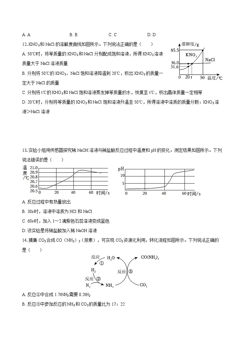 2025-2026学年山东省淄博市淄川区九年级（上）期末化学试卷-自定义类型第3页