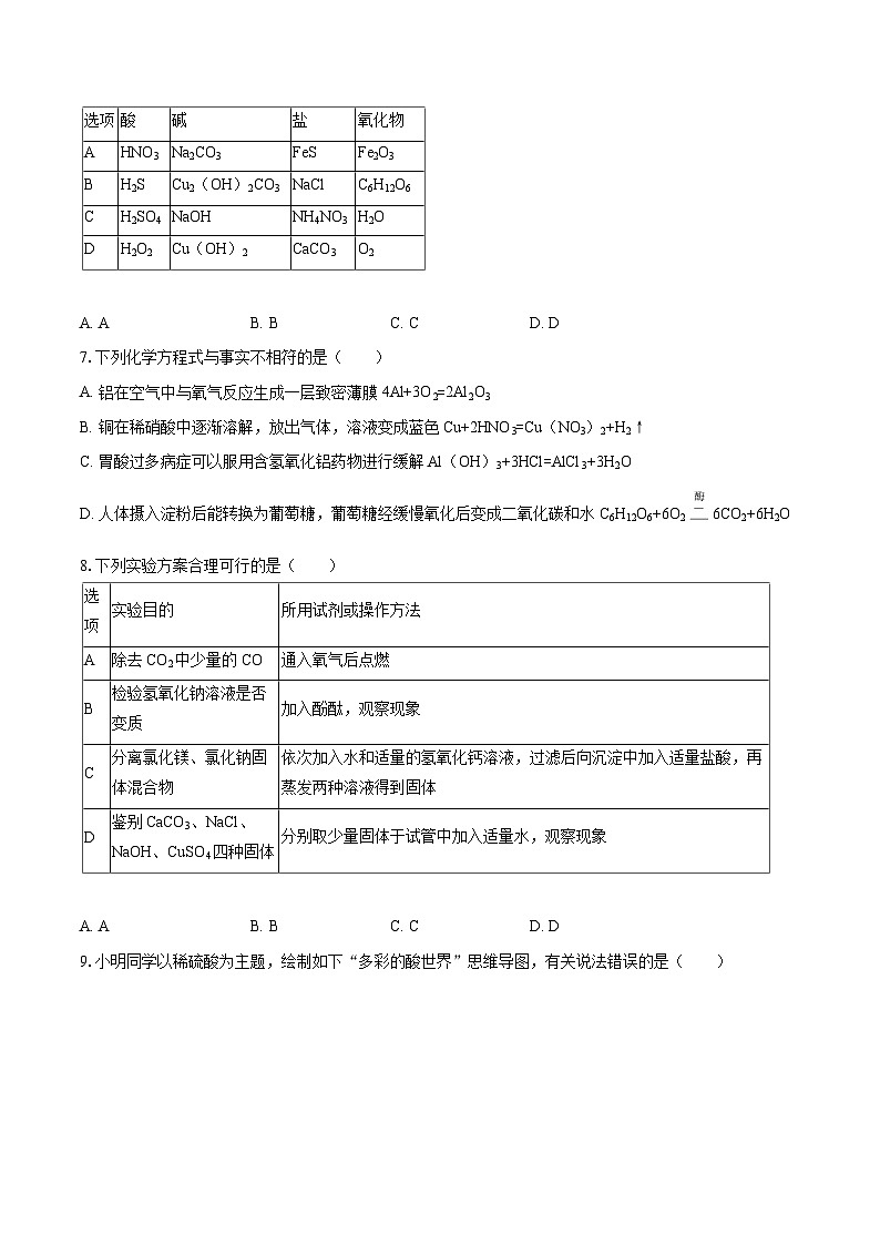 2025-2026学年黑龙江省大庆外国语学校九年级（上）期末化学试卷-自定义类型第3页