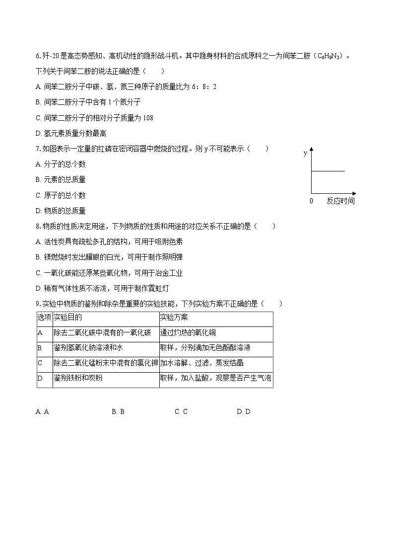 广东省广州市南沙区2025-2026学年九年级上学期期末考试化学综合练习卷A-自定义类型第2页