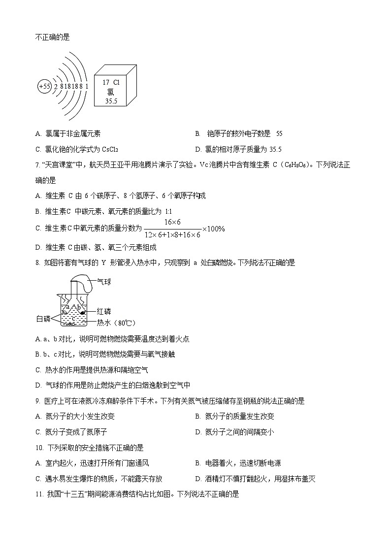 2022-2023学年广东省广州市天河区九年级上学期期末化学试题（含答案）第2页