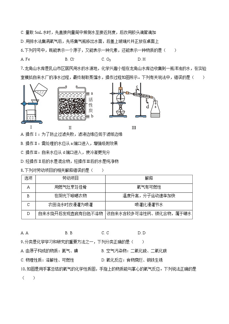 2025-2026学年黑龙江省绥化九中八年级（上）期末化学试卷-自定义类型第2页