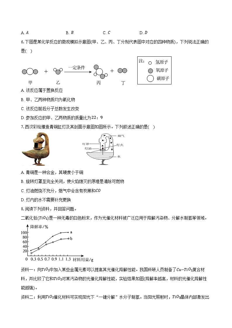 2025-2026学年内蒙古通辽市奈曼旗九年级（上）期末化学试卷（含答案）第2页