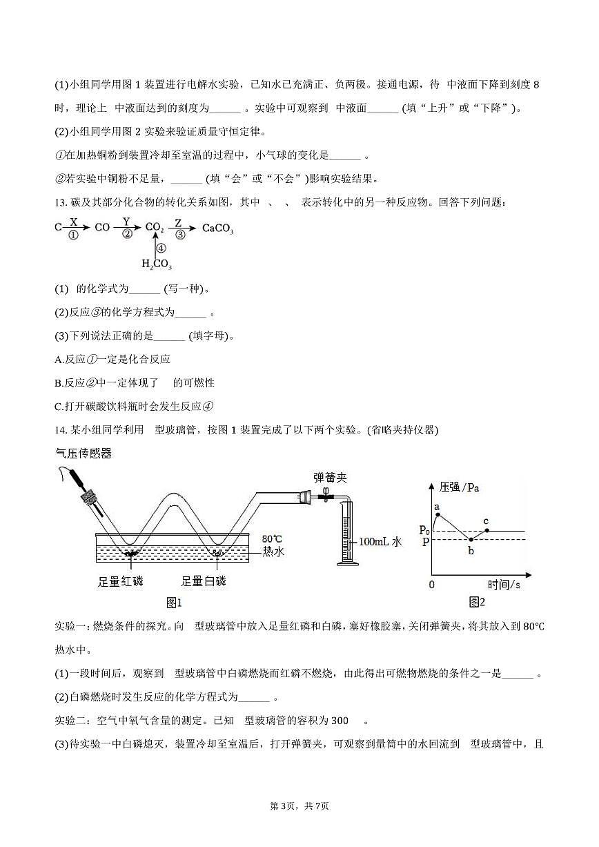 2025-2026学年陕西省渭南市潼关县九年级（上）期末化学试卷（含答案）第3页