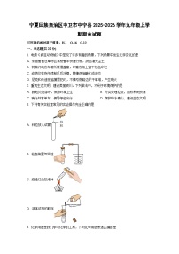 2025-2026学年宁夏回族自治区中卫市中宁县九年级上学期期末化学试卷（学生版）