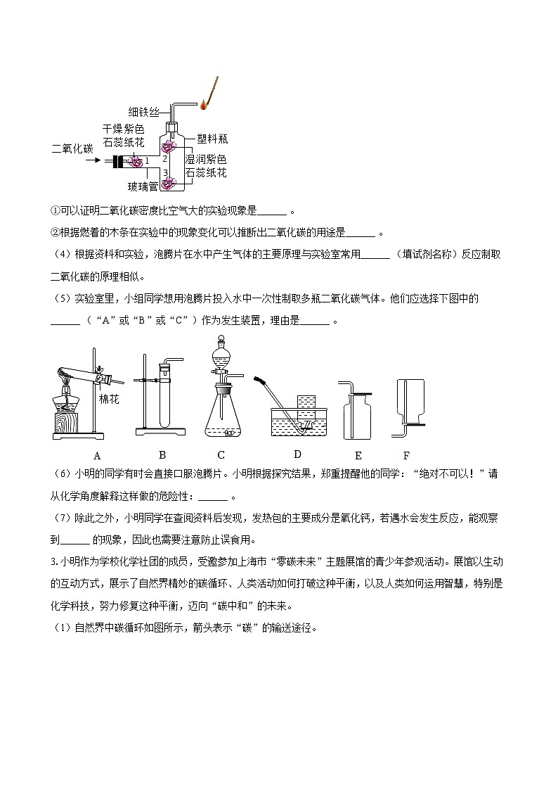 2025-2026学年上海市松江区八年级（上）期末化学试卷-自定义类型第3页