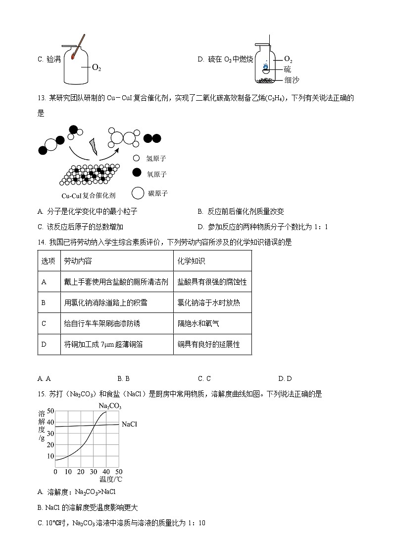 广东省茂名市高州市九年级下学期期中化学试题-A4第3页