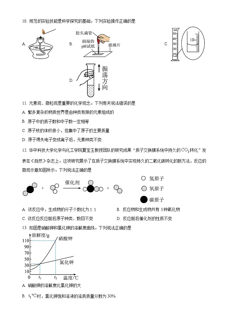 2025年广东省揭阳市普宁市中考一模化学试卷-A4第3页
