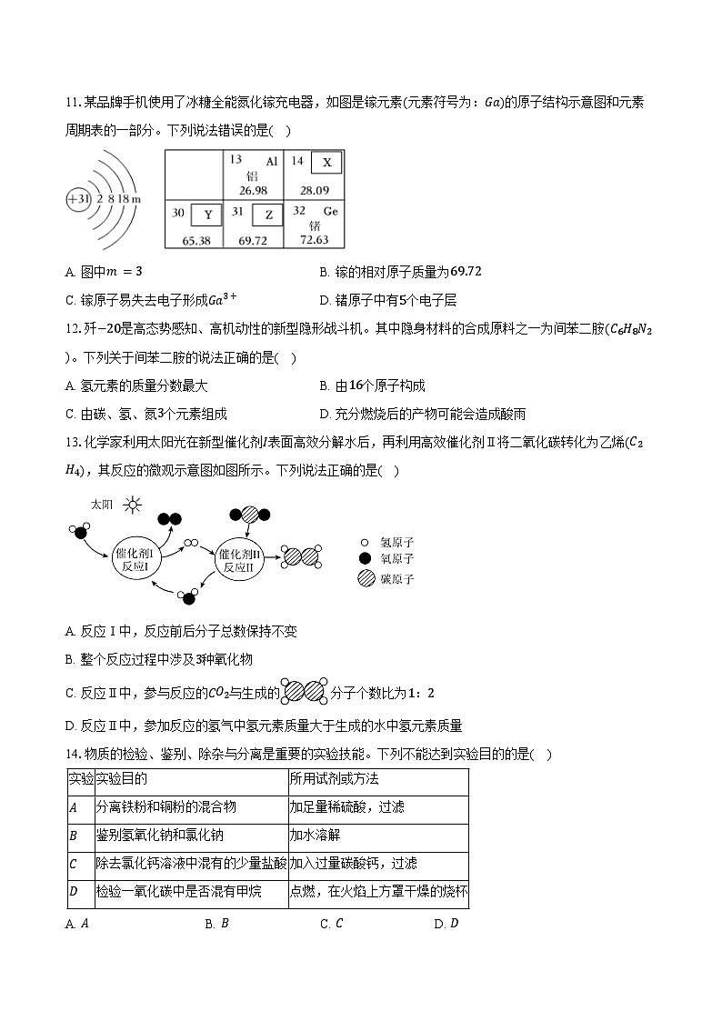 2025-2026学年重庆市礼嘉中学九年级（上）期末化学试卷（含答案）第3页