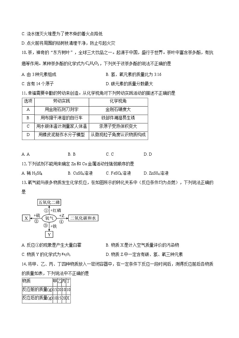 广东省茂名市2025-2026学年九年级上学期期末考试化学试卷-自定义类型第3页