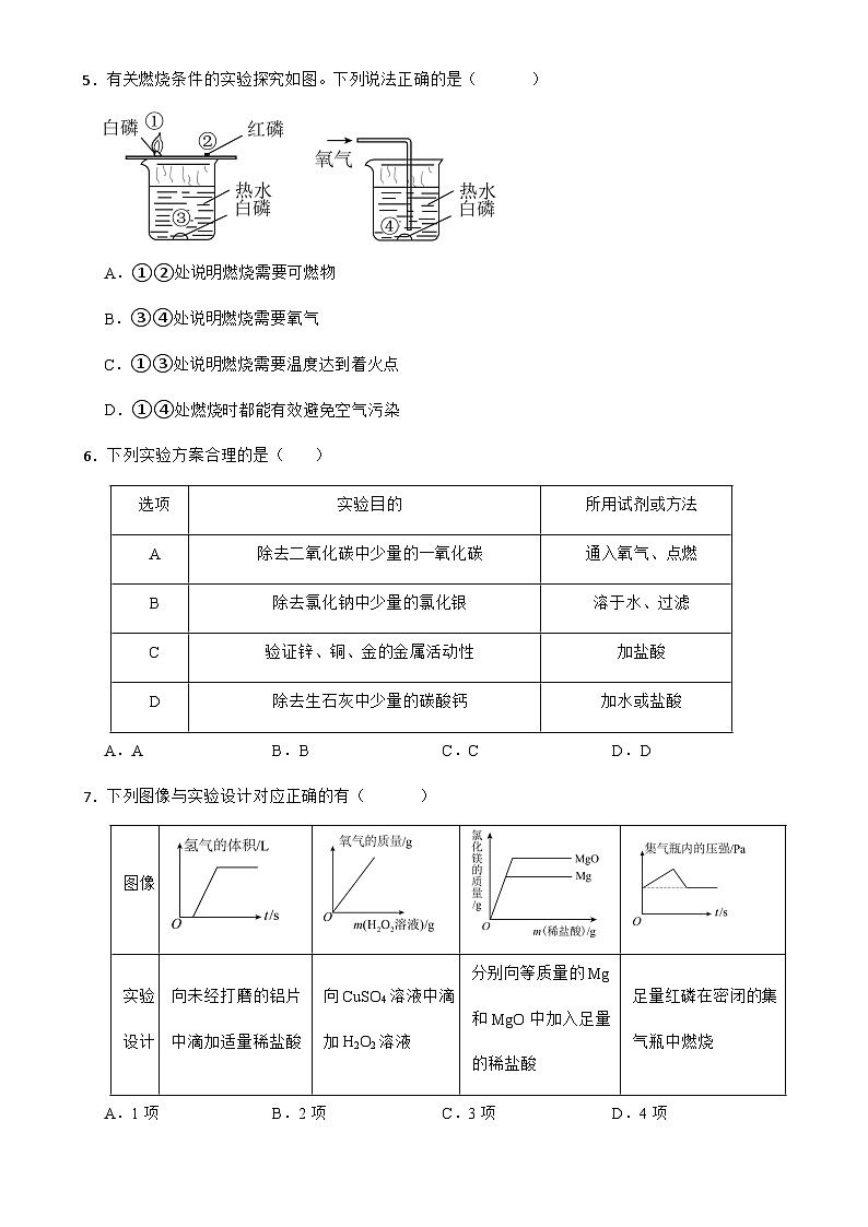 广东省广州市铁一集团学校九年级下学期开学模拟化学试卷-A4第2页