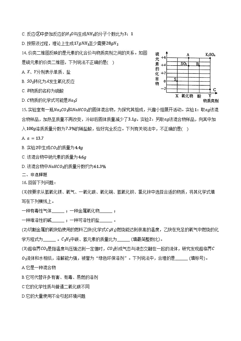 2025-2026学年山东省淄博市周村区九年级（上）期末化学试卷（含答案）第3页