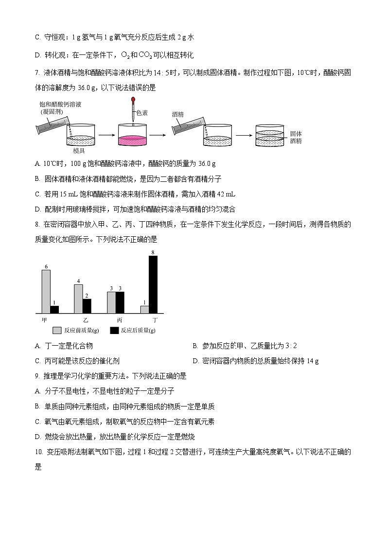 福建省泉州市泉港区2025-2026学年九年级上学期1月期末考试化学试题（原卷+解析）第2页