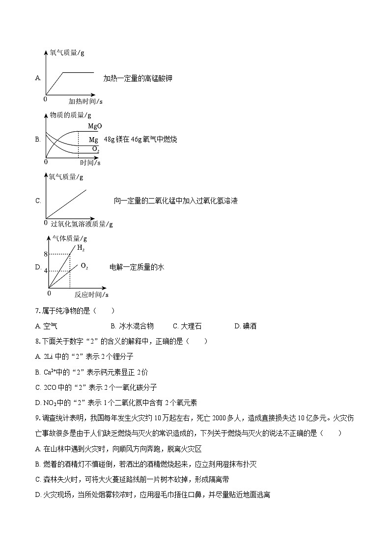 2025-2026学年山东省淄博市临淄区九年级（上）期末化学试卷（一模）-自定义类型第2页