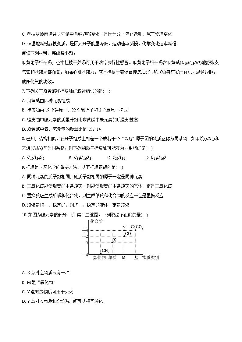 2025-2026学年江苏省盐城市东台市九年级（上）期末化学试卷（含答案+解析）第2页