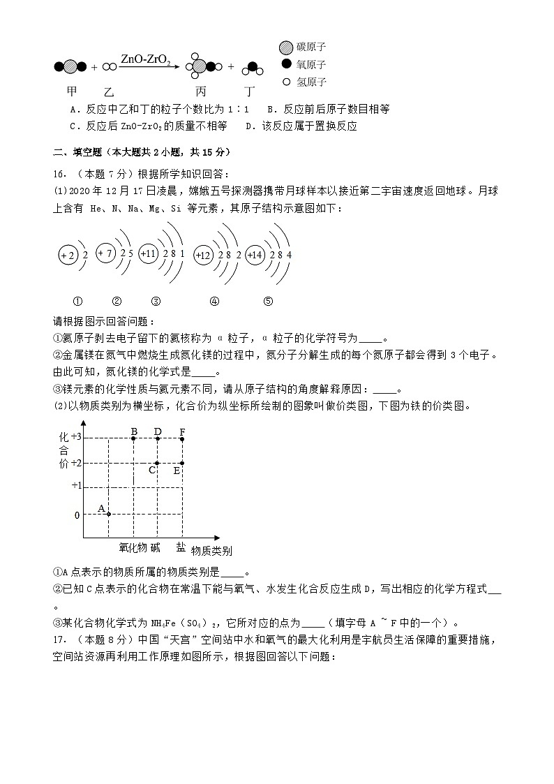 2025年广东省初中学业水平考试化学模拟考试练习题1-A4第3页
