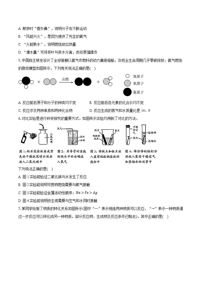 2025-2026学年湖北省武汉市东湖高新区九年级（上）期末化学试卷（含答案+解析）第2页