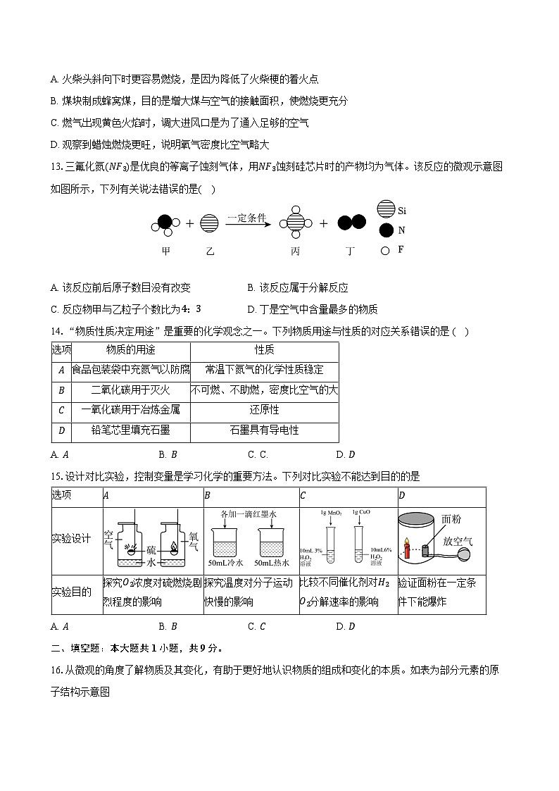 广东省梅州市五华县2025-2026学年九年级上学期1月期末考试化学试卷（含答案）第3页