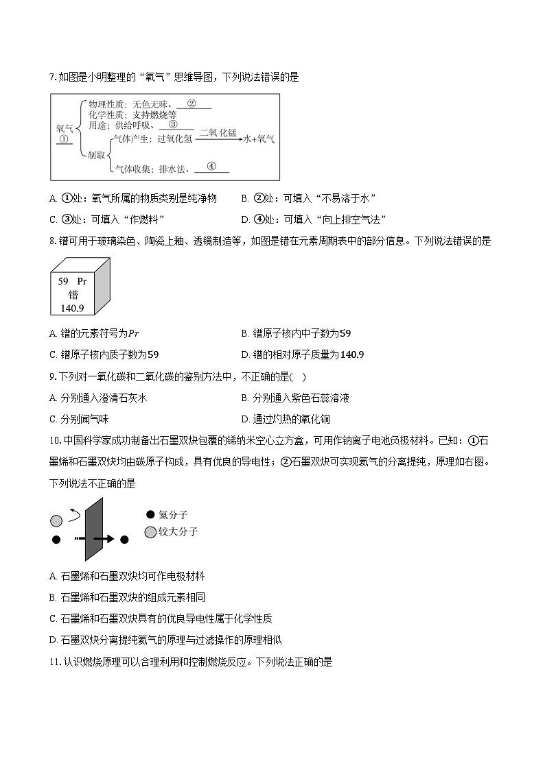 广东省梅州市五华县2025-2026学年九年级上学期1月期末考试化学试卷A第2页