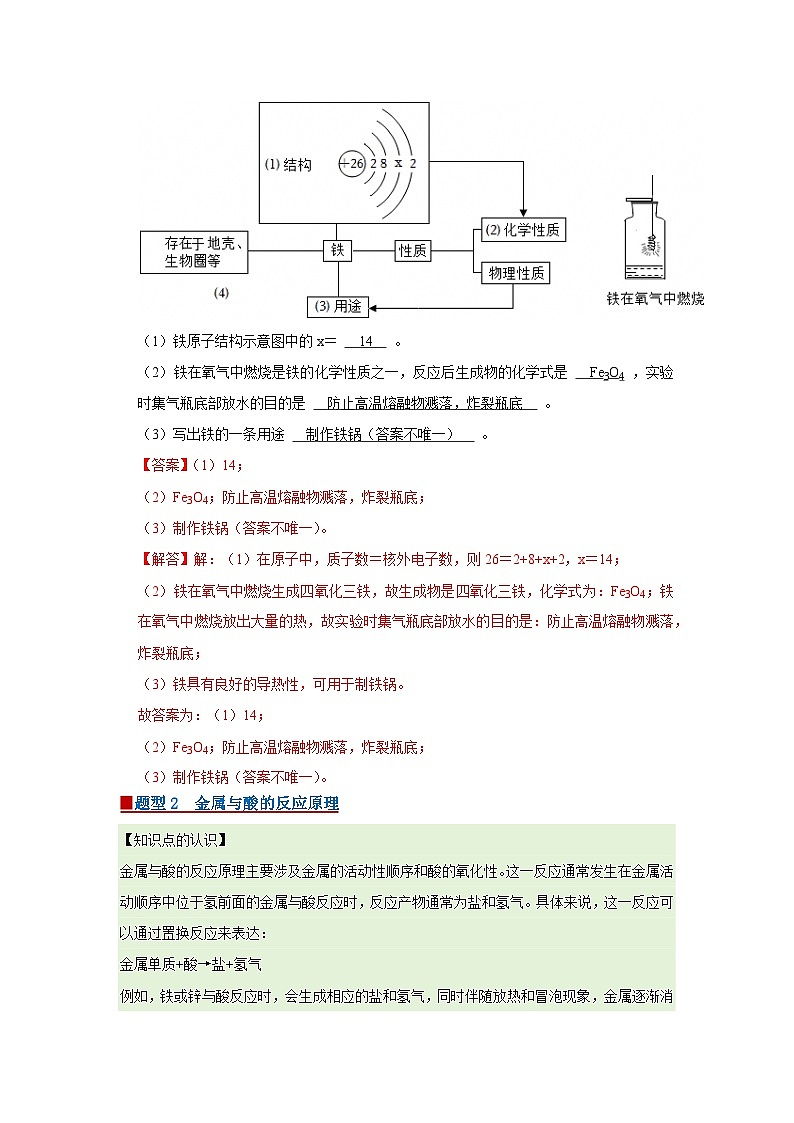 第六单元 6.2 金属的化学性质 2025-2026学年科粤版2024初中化学九年级下册同步复习讲义（解析版） 第3页