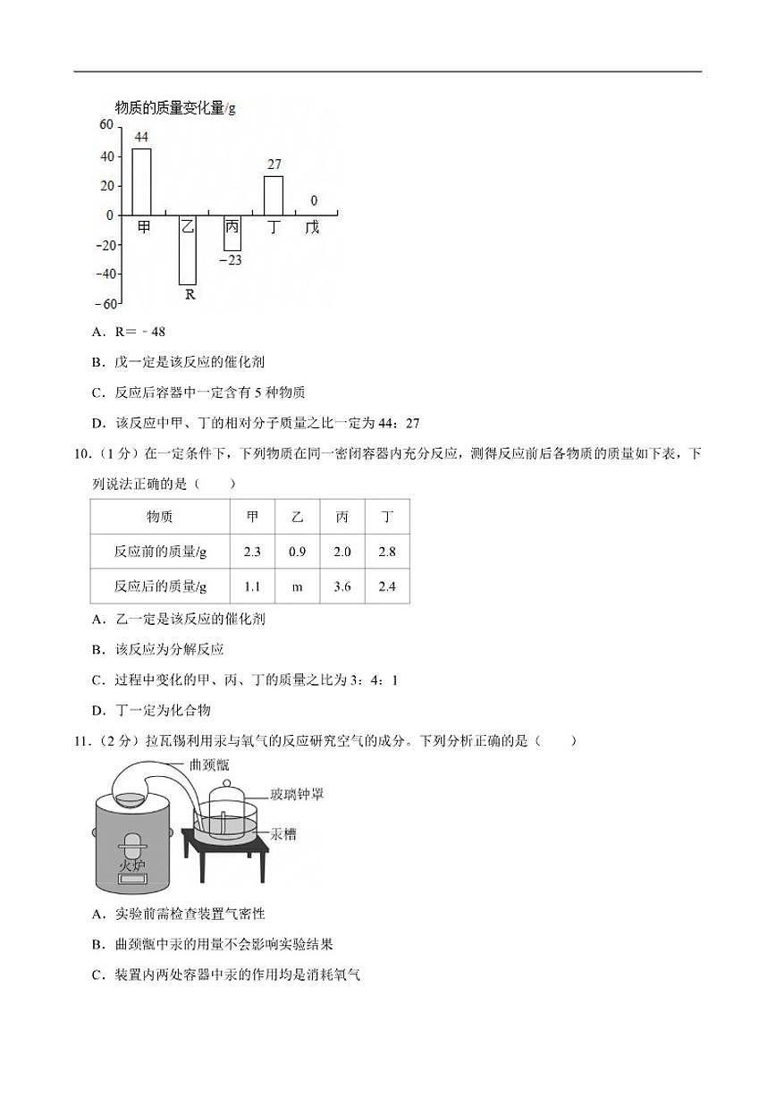 2026年山东省淄博市张店区中考化学一模考前示范卷（含解析）第3页