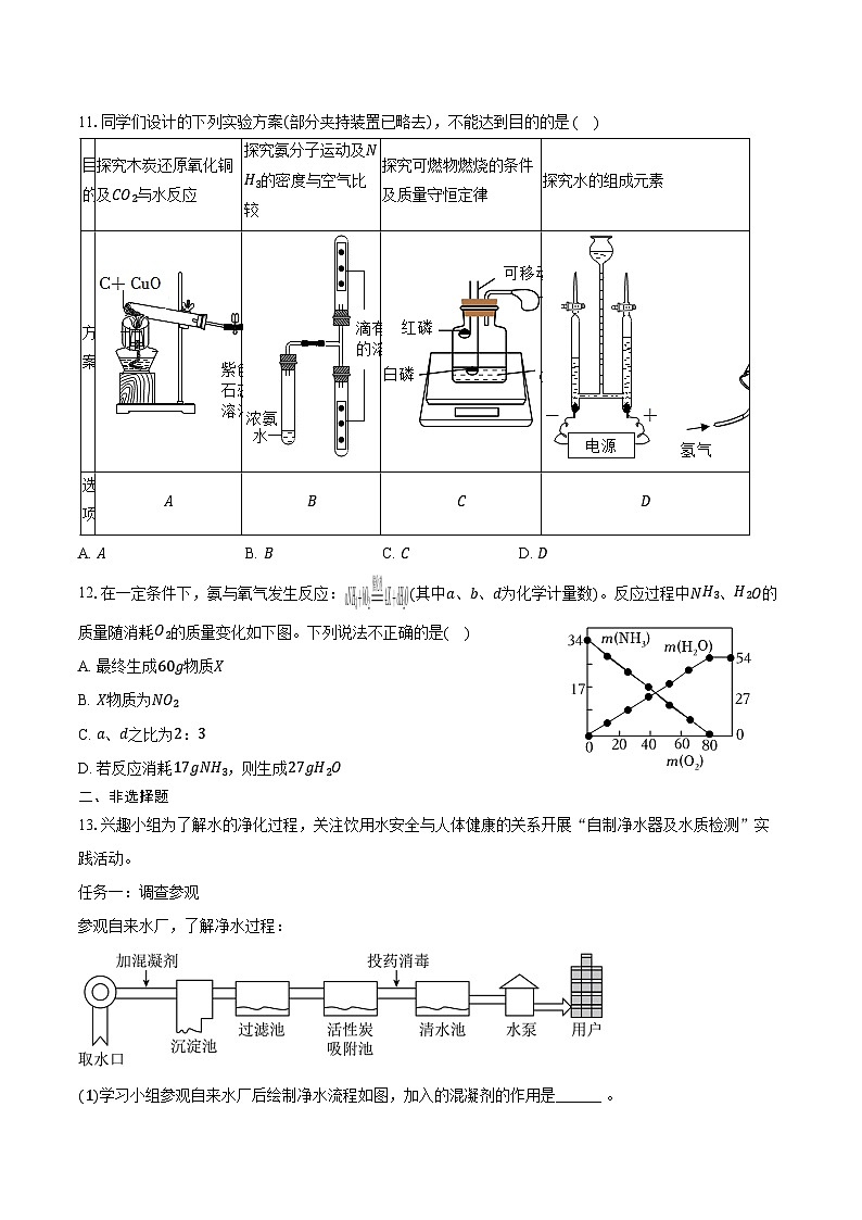2025-2026学年安徽省六安九中九年级（上）期末化学试卷（含答案）第3页