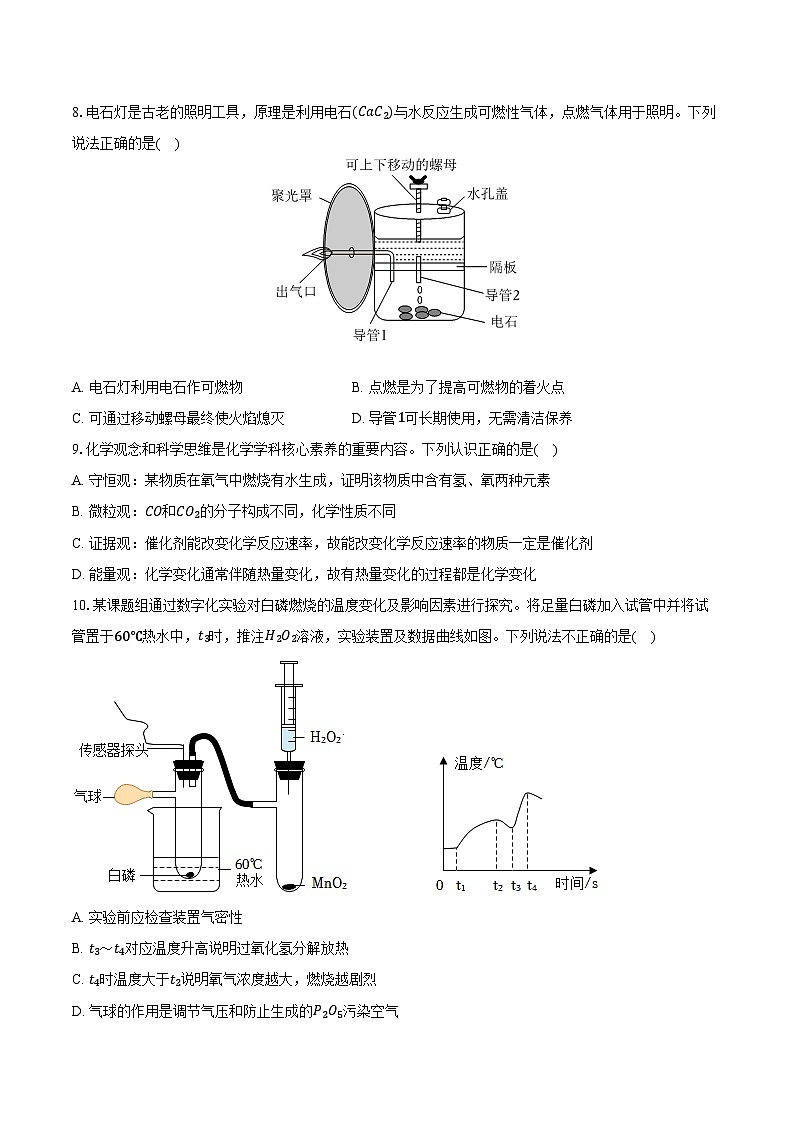 2025-2026学年江西省吉安市遂川县九年级（上）期末化学试卷（含答案）第2页