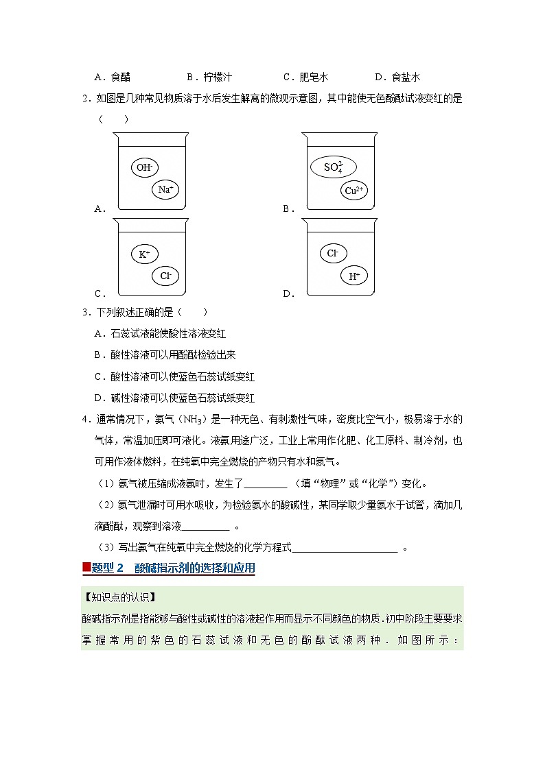第七单元 第一节 酸及其性质 2025-2026学年鲁教版2024初中化学九年级下册同步复习讲义（原卷版）第2页
