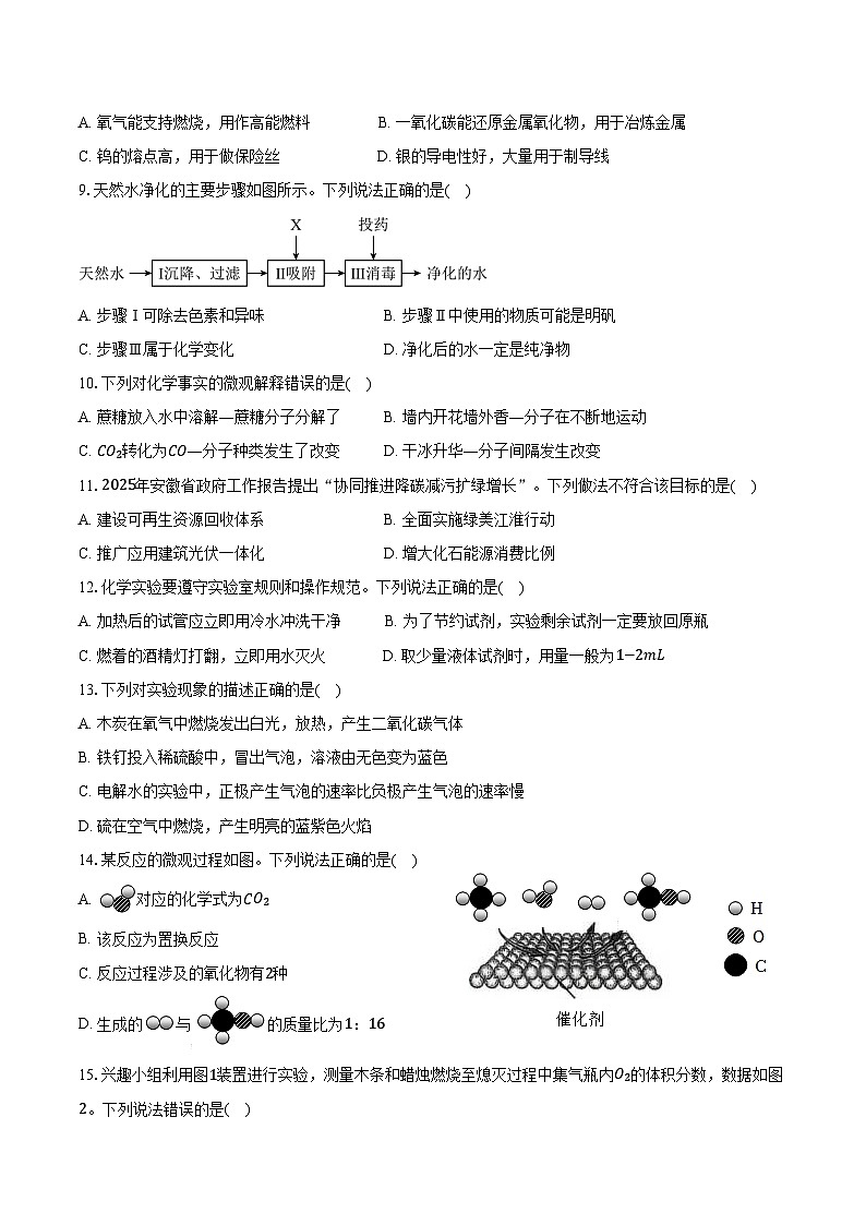 2025-2026学年云南省昆明市盘龙区九年级（上）期末化学试卷（含答案）第2页