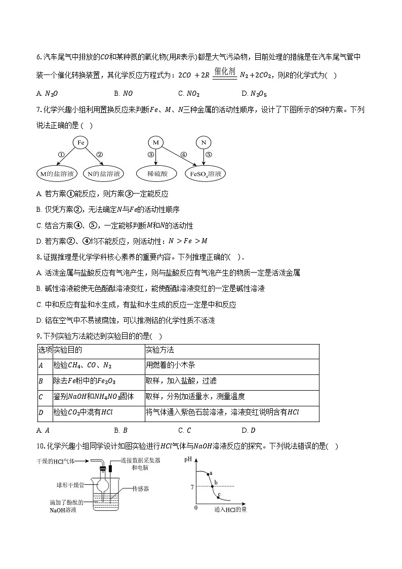 2025-2026学年河北省石家庄四十中九年级（上）期末化学试卷（含答案）第2页