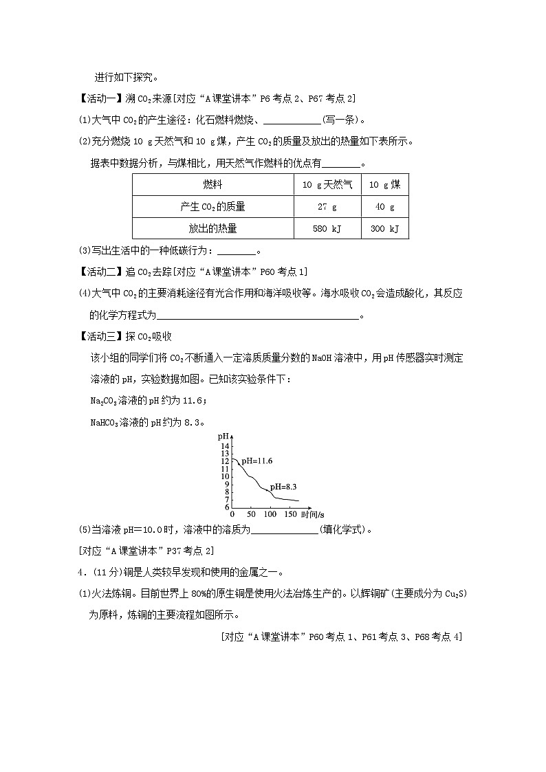 福建省2025中考化学考前抢分非选择题基础题题组六练习（含答案）第2页