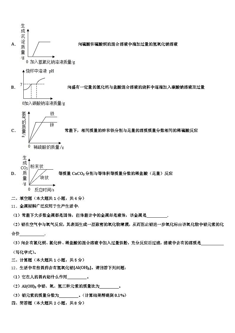 2026年云南省丽江市中考化学模拟试题（含答案解析）第3页