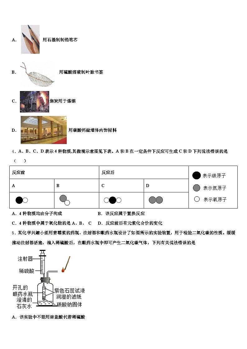 2026年宣城市中考化学猜题卷（含答案解析）第2页