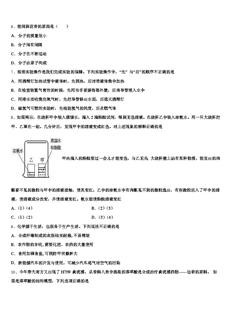 河南省漯河市2026年中考化学考试模拟冲刺卷（含答案解析）第2页