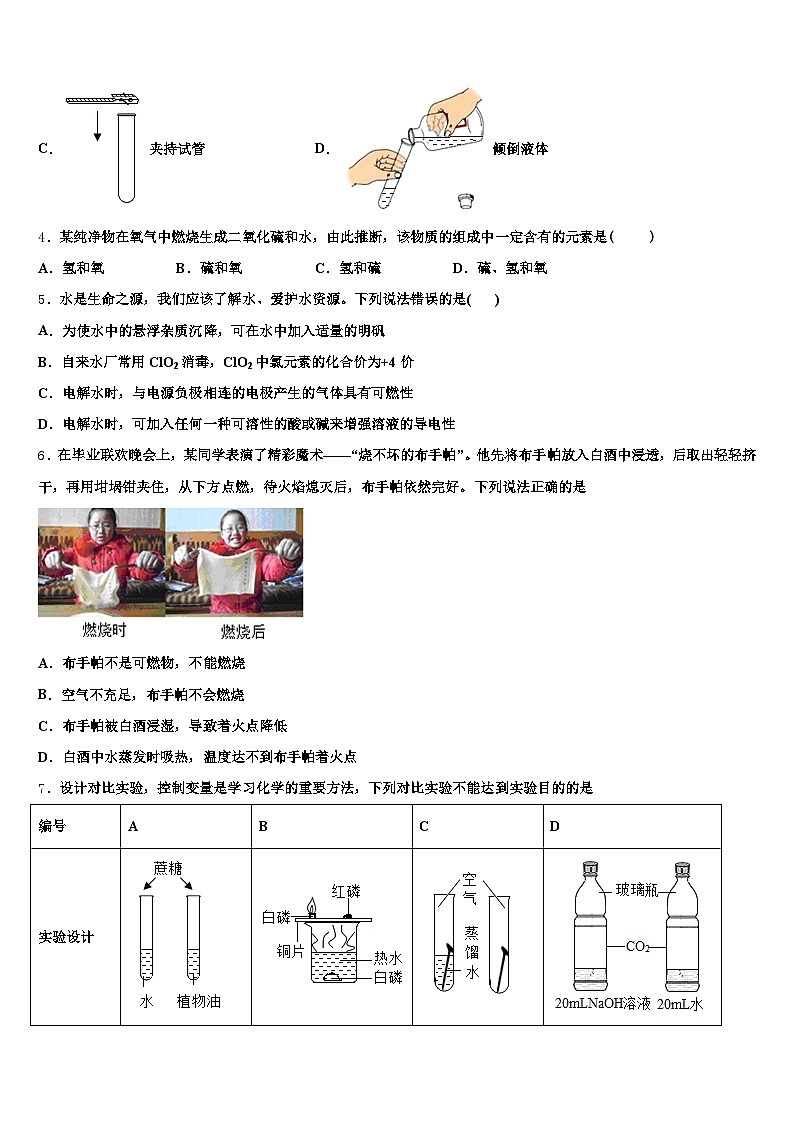 2026届汕头市中考押题化学预测卷（含答案解析）第2页