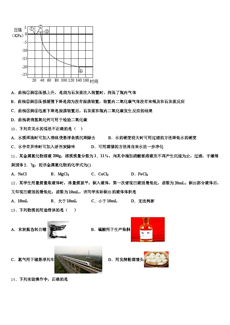 2026年濮阳市中考化学模拟试题（含答案解析）第3页