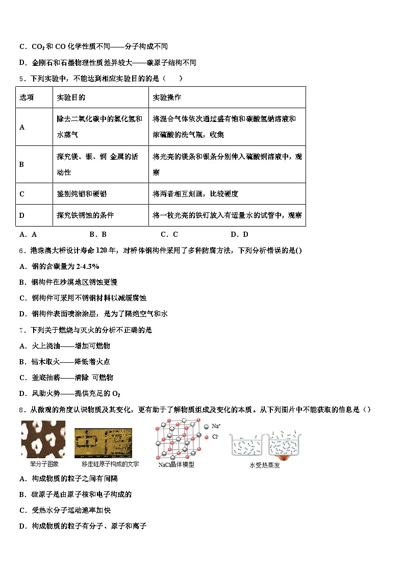 2025-2026学年新疆维吾尔自治区喀什地区中考五模化学试题（含答案解析）第2页