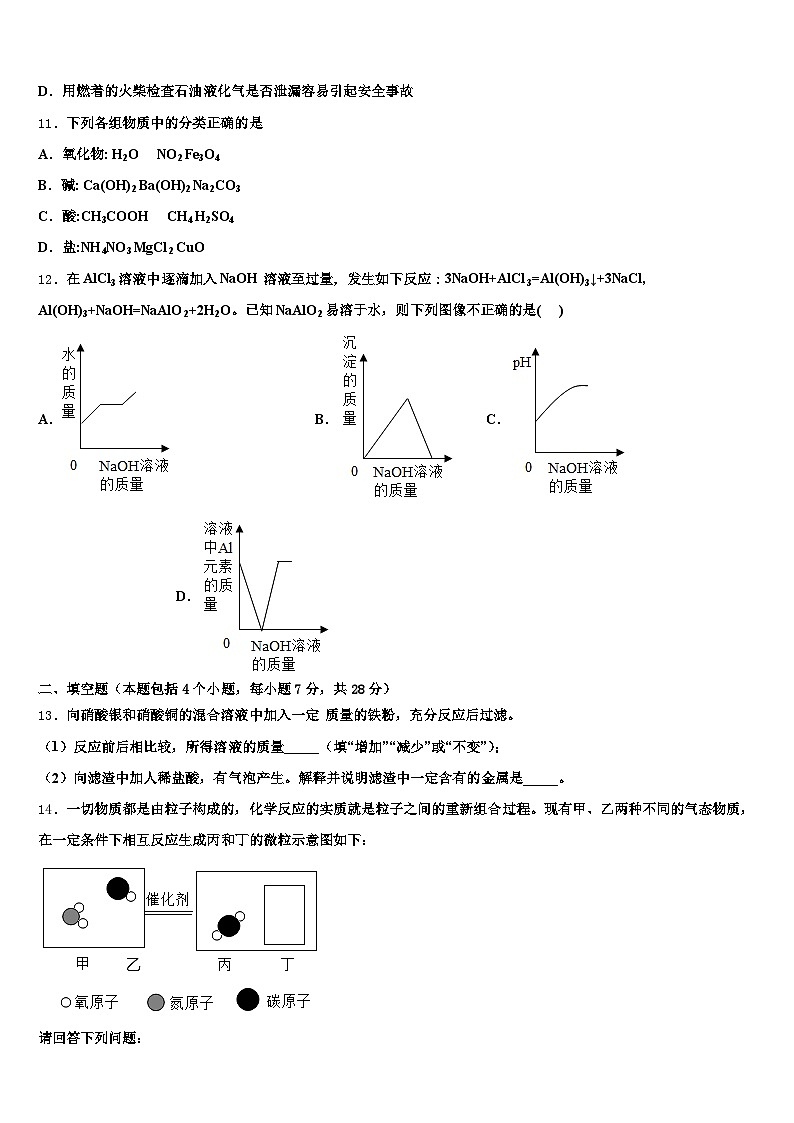 2026届湖北省鄂州市中考化学考试模拟冲刺卷（含答案解析）第3页