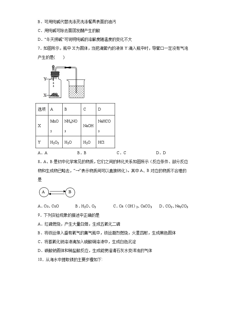 中考化学一轮复习专项巩固练习 常见的盐专练汇总（十二）（含答案解析）第2页