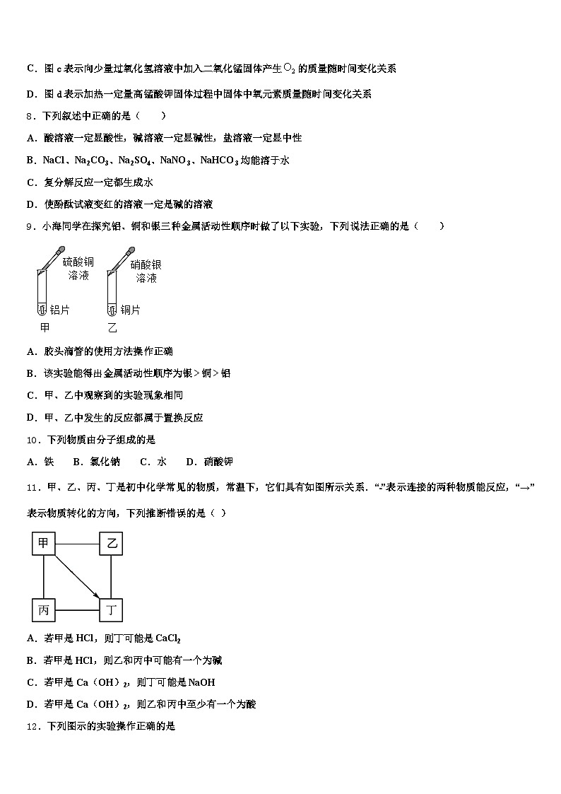吉林省通化市2026年中考化学模拟精编试卷（含答案解析）第3页