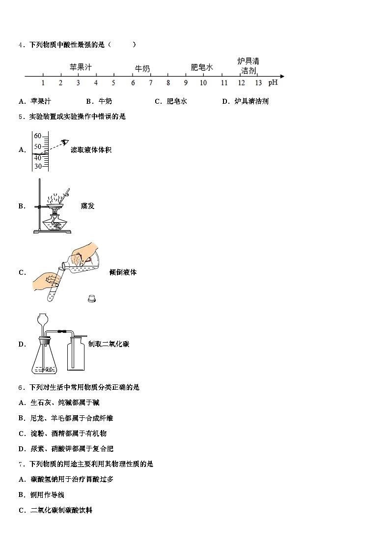江苏省徐州市2026年中考化学适应性模拟试题（含答案解析）第2页