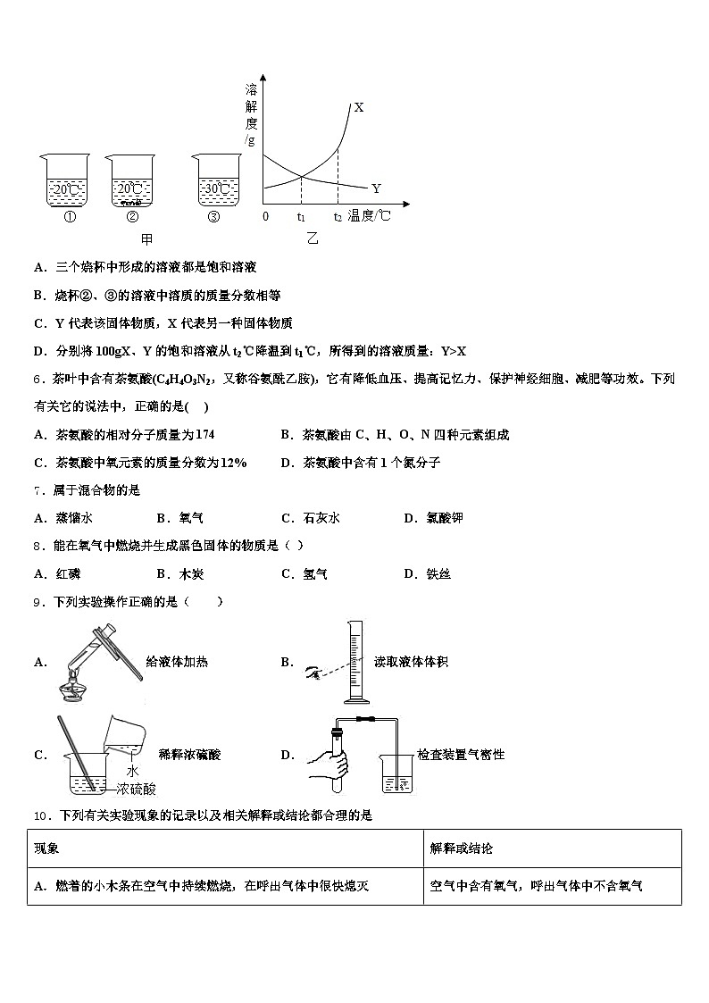 2025-2026学年许昌市中考化学对点突破模拟试卷（含答案解析）第2页