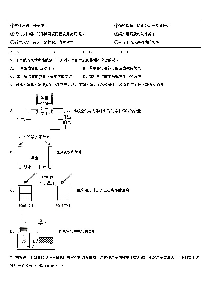 云南省德宏傣族景颇族自治州2025-2026学年中考化学仿真试卷（含答案解析）第2页