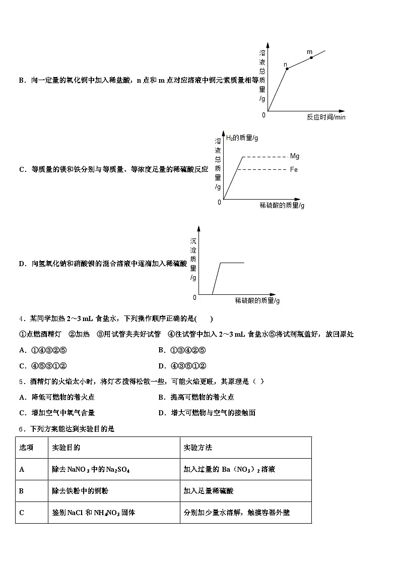 邢台市2026年中考押题化学预测卷（含答案解析）第2页