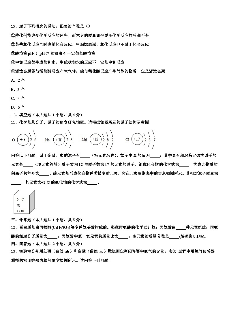 2026年内蒙古自治区呼和浩特市中考化学考试模拟冲刺卷（含答案解析）第3页