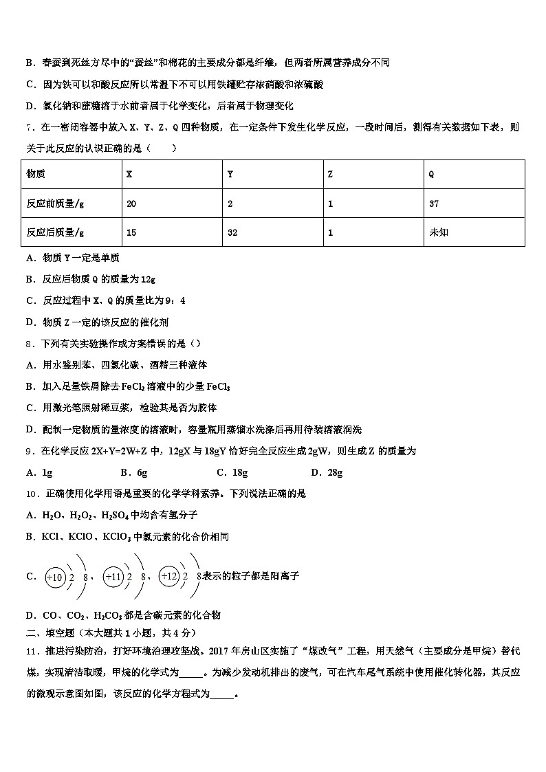 临汾市2026年中考押题化学预测卷（含答案解析）第2页