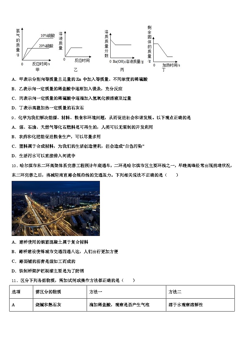 2026届抚顺市中考化学押题试卷（含答案解析）第3页
