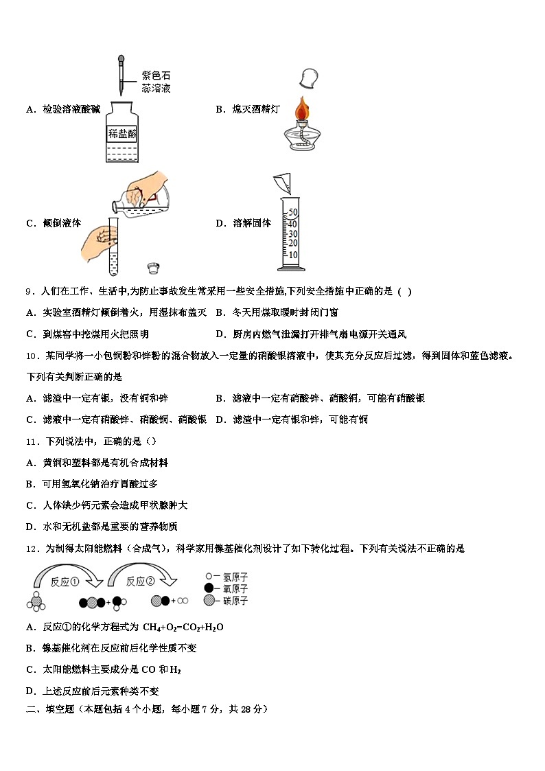 2026届泸州市中考化学最后冲刺浓缩精华卷（含答案解析）第3页